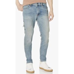 NEW With Tags Hudson Men's Zack Side Zip Skinny Jeans - Size 28 - Color Neo‎